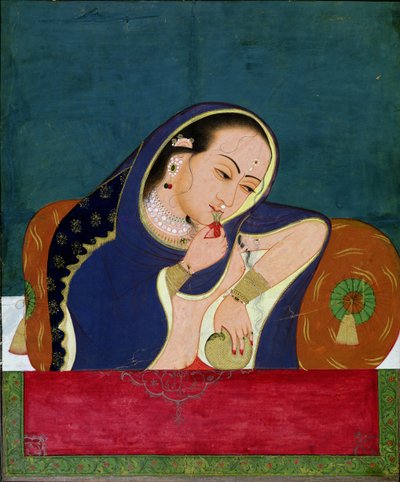 Intoxicated Lady at a Window by Indian School