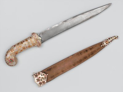 Khanjar that belonged to Tipu Sultan, taken at Seringapatam, circa 1799 by Indian School