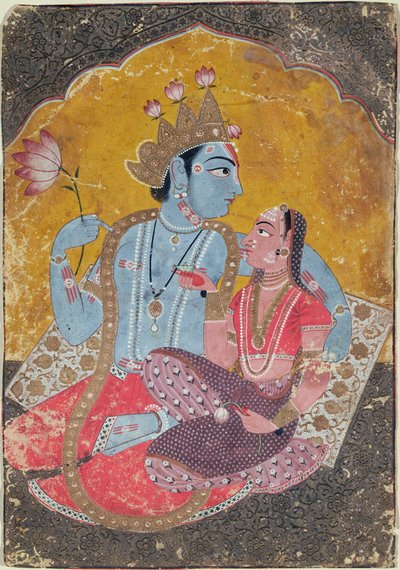 Krishna and Radha by Indian School
