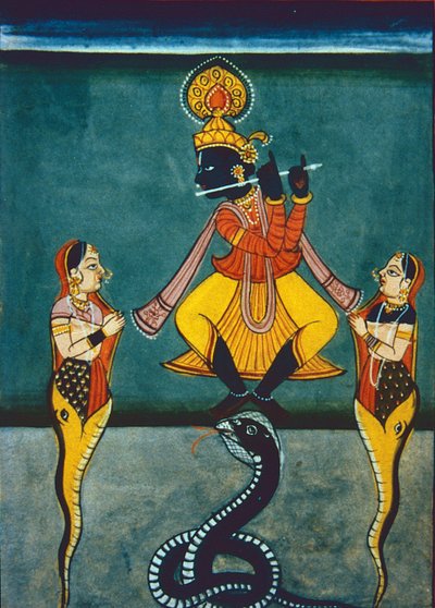 Lord Krishna by Indian School