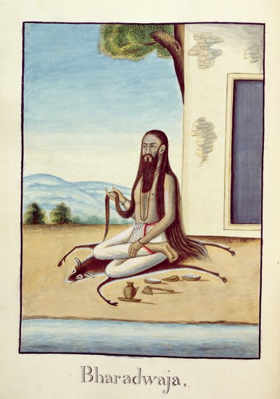 The sage, Bharadwaja, from the Hindu epic the 