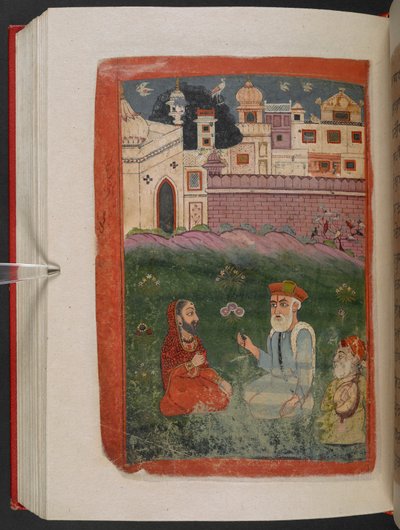 MS Panj B 40, f.195v, Illustration from the 