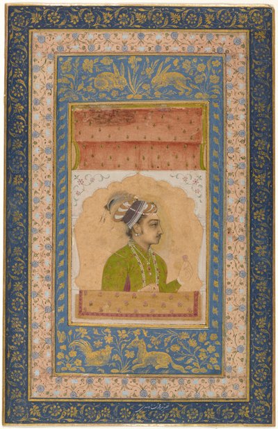 Miniature Portrait of Dara Shikoh, c.1640 by Indian School