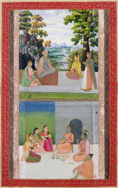 Ms E-14 Mystical Conversations from a Moraqqa by Indian School