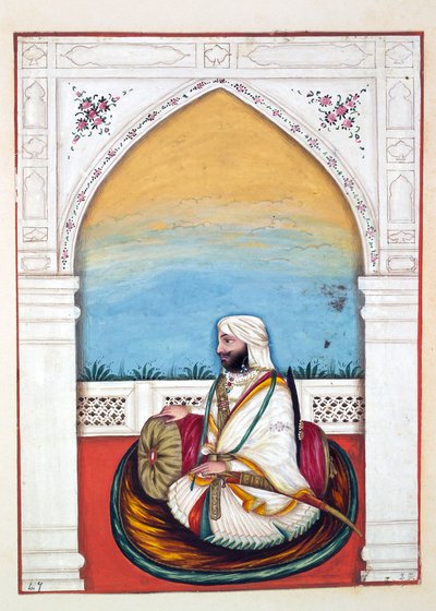 Nawab Imam-od-dun, from The Kingdom of the Punjab, its Rulers and Chiefs, volume II by Indian School