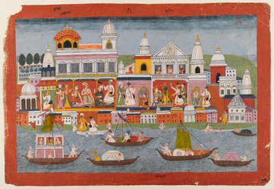 Page from a Bhagavata Purana series, c.1775-1800 by Indian School
