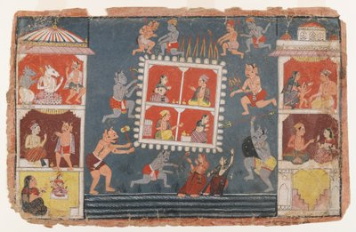 Page from a Dispersed Bhagavata Purana Series by Indian School