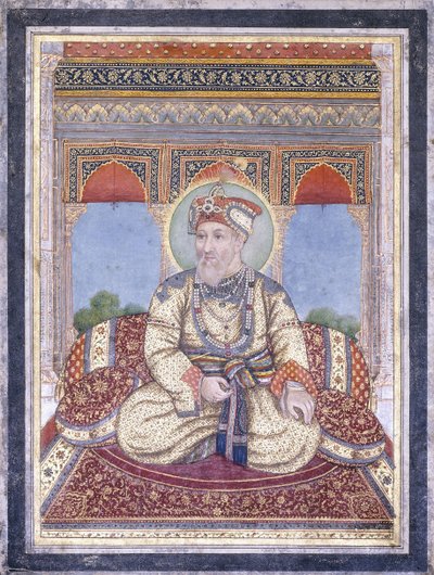 Portrait of Akbar Shah II by Indian School