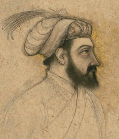 Portrait of Shah Jahan by Indian School