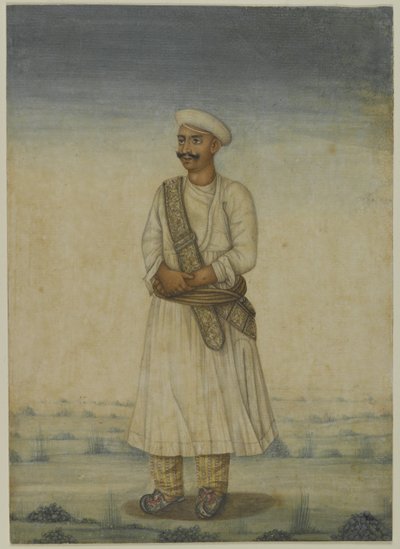 Portrait of a Man by Indian School