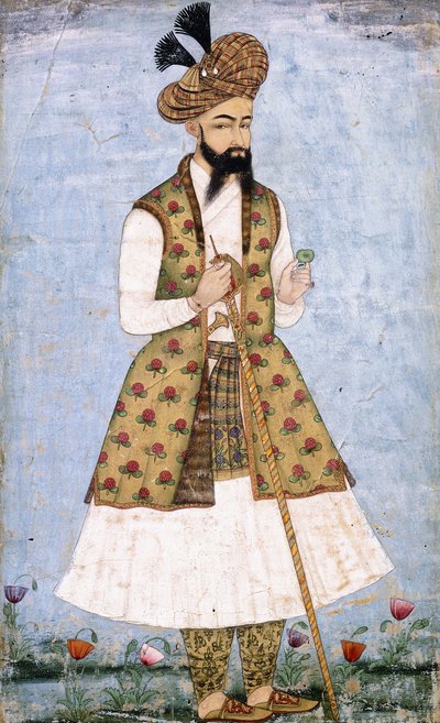 Portrait of a Persian Dignitary by Indian School