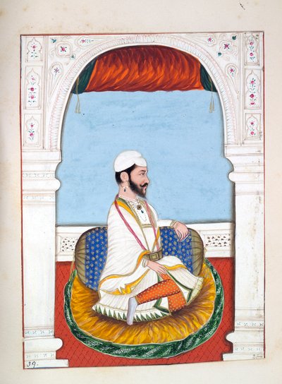 Pundit Jhila, from The Kingdom of the Punjab, its Rulers and Chiefs, volume II by Indian School