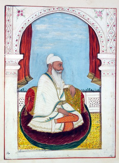 Rajah Lal Singh, from The Kingdom of the Punjab, its Rulers and Chiefs, volume I by Indian School