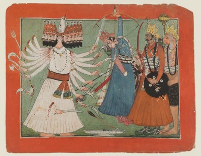 Ravana Challenges Rama