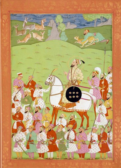 Representation of Shah Alem second son of Aurengzib on horseback by Indian School