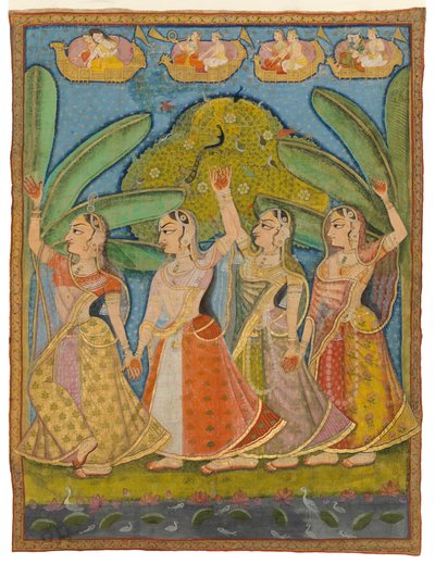 Sharad Purnima: the Autumn Full Moon by Indian School