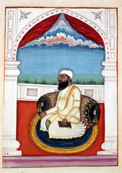 Sheikh Mohi-od-deen, from The Kingdom of the Punjab, its Rulers and Chiefs, volume II by Indian School