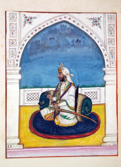 Sirdar Shamshir Singh, from The Kingdom of the Punjab, its Rulers and Chiefs, volume I by Indian School