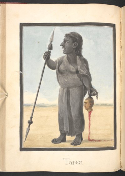 Tarka, a Demoness Killed by Rama by Indian School