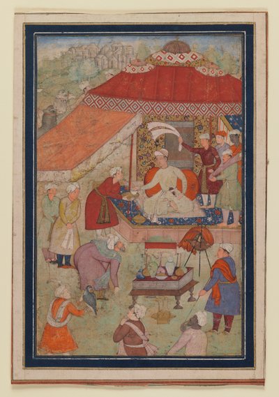 Tent Encampment by Indian School