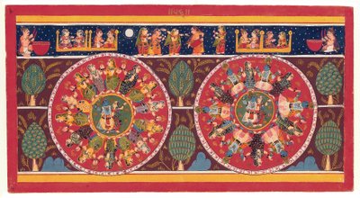 The Eternal Dance: Rasamandala, from Krishna Dances with the Cowgirls by Indian School