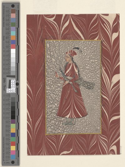 Woman Holding a Peacock, Bijapur, c.1660 by Indian School