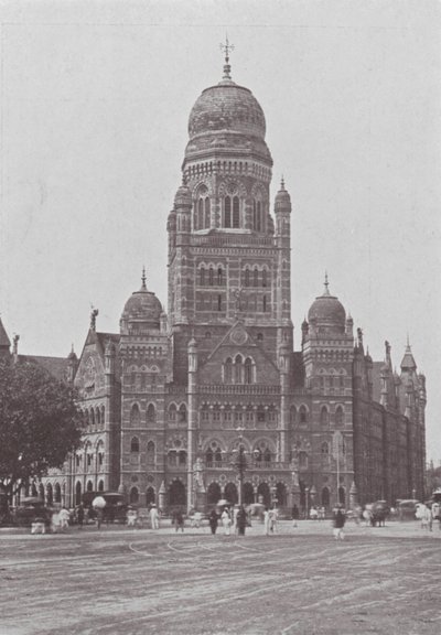 Bombay / Mumbai: The Municipal Office by Indian photographer