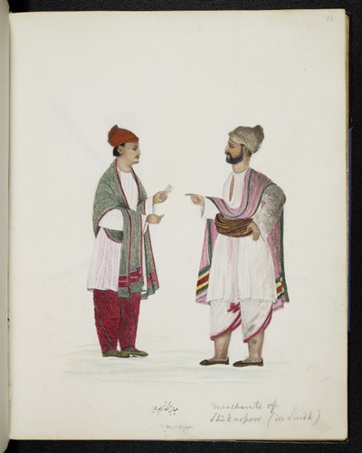Merchants of Shikarpoor in Sindh by Indo European Indo European