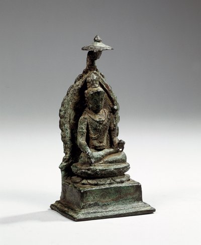 Central Javanese figure of Padmapani, late 9th century by Indonesian