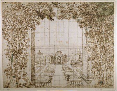 A garden and princely villa by Inigo Jones