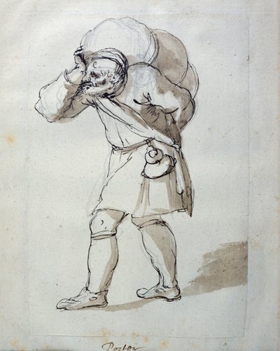 A porter laden by Inigo Jones
