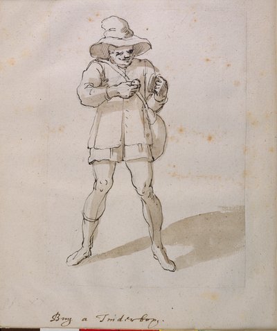 A seller of tinder boxes by Inigo Jones