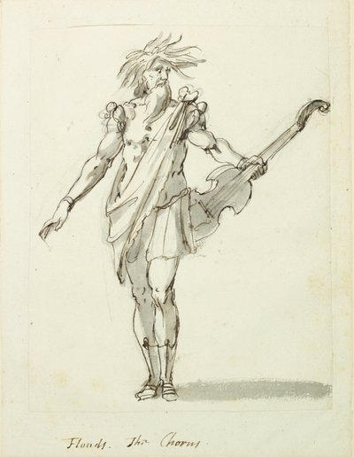 Floods: The Chorus, c.1631 by Inigo Jones
