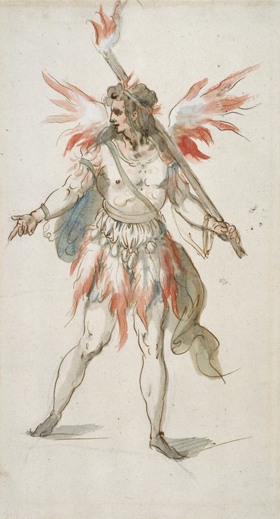 Torchbearer: a fiery spirit by Inigo Jones