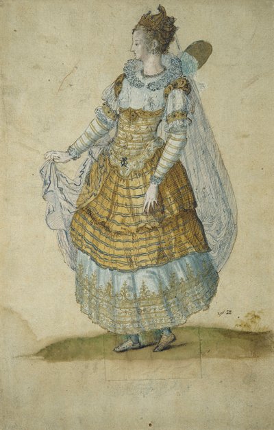 Winged masquer by Inigo Jones