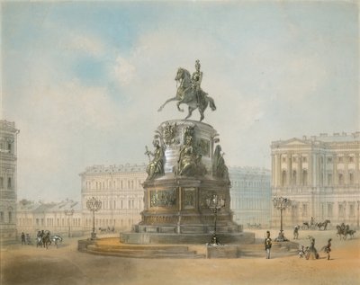 The Equestrian Monument of Nicholas I of Russia on St Isaac