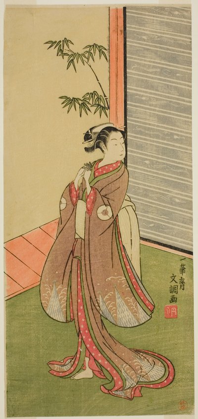 The Actor Iwai Hanshiro IV in a Female Role by Ippitsusai Bunchō