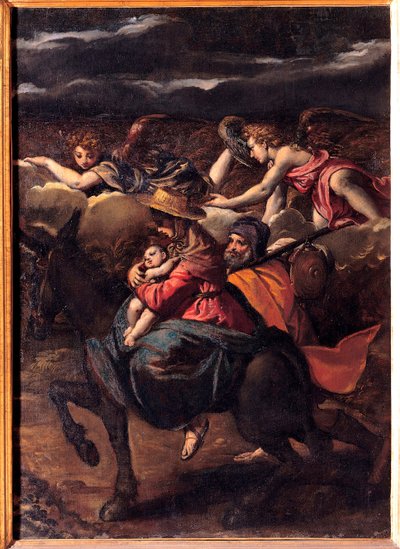 The Flight into Egypt by Ippolito Scarcella