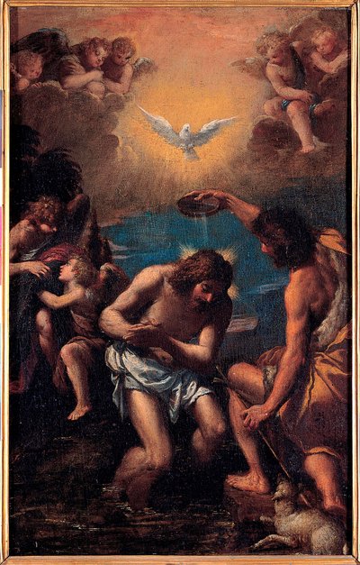 The Baptism of Christ by Ippolito Scarcella