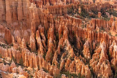 Hoodoos - spires created by erosion - at Bryce Canyon National Park in Utah, 2019 by Ira Block