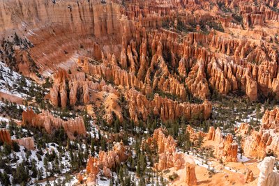 Hoodoos - Spires Created by Erosion - at Bryce Canyon National Park in Utah, 2019 by Ira Block