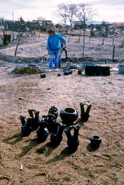 Pottery making in Santa Clara by Ira Block