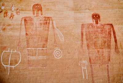 Rock art of the Anasazi and other pueblo dwelling early inhabitants of the Four Corners by Ira Block