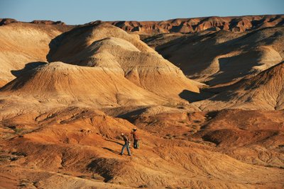 Scenes Around Wu Cai Wan in the Gobi Desert, Xinjiang, Western China by Ira Block