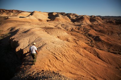 Scenes around Wu Cai Wan in the Gobi desert, Xinjiang, Western China by Ira Block