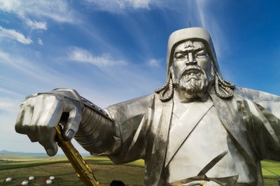The Genghis Khan Equestrian Statue, part of the Genghis Khan Statue Complex by Ira Block