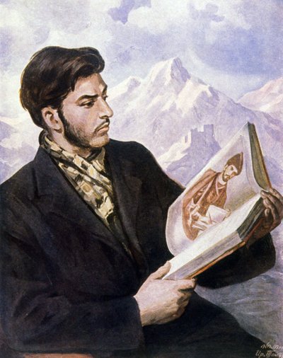 Young Stalin by Iraklij (after) Toidze