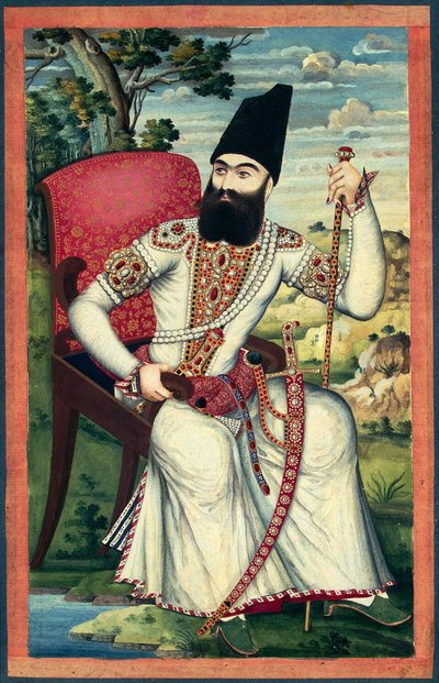 Portrait of Prince Abbas Mirza by Iranian Master