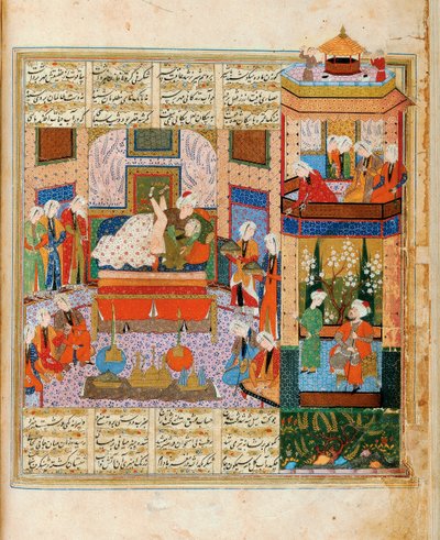 The Consummation of the Marriage Between Khusraw and Shirin by Iranian Master
