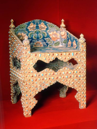 Throne of Tsar Boris Godunov, early 17th century by Iranian Master